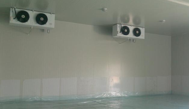 低溫奶制品冷藏庫建設(shè)完工調(diào)試中