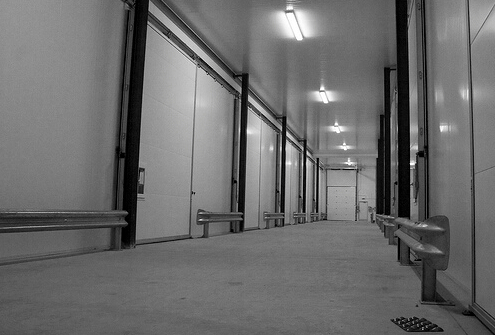 肉類冷凍庫設(shè)計(jì)的排水裝置